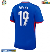 Frankreich Youssouf Fofana #19 Heimtrikot EM 2024 Kurzarm